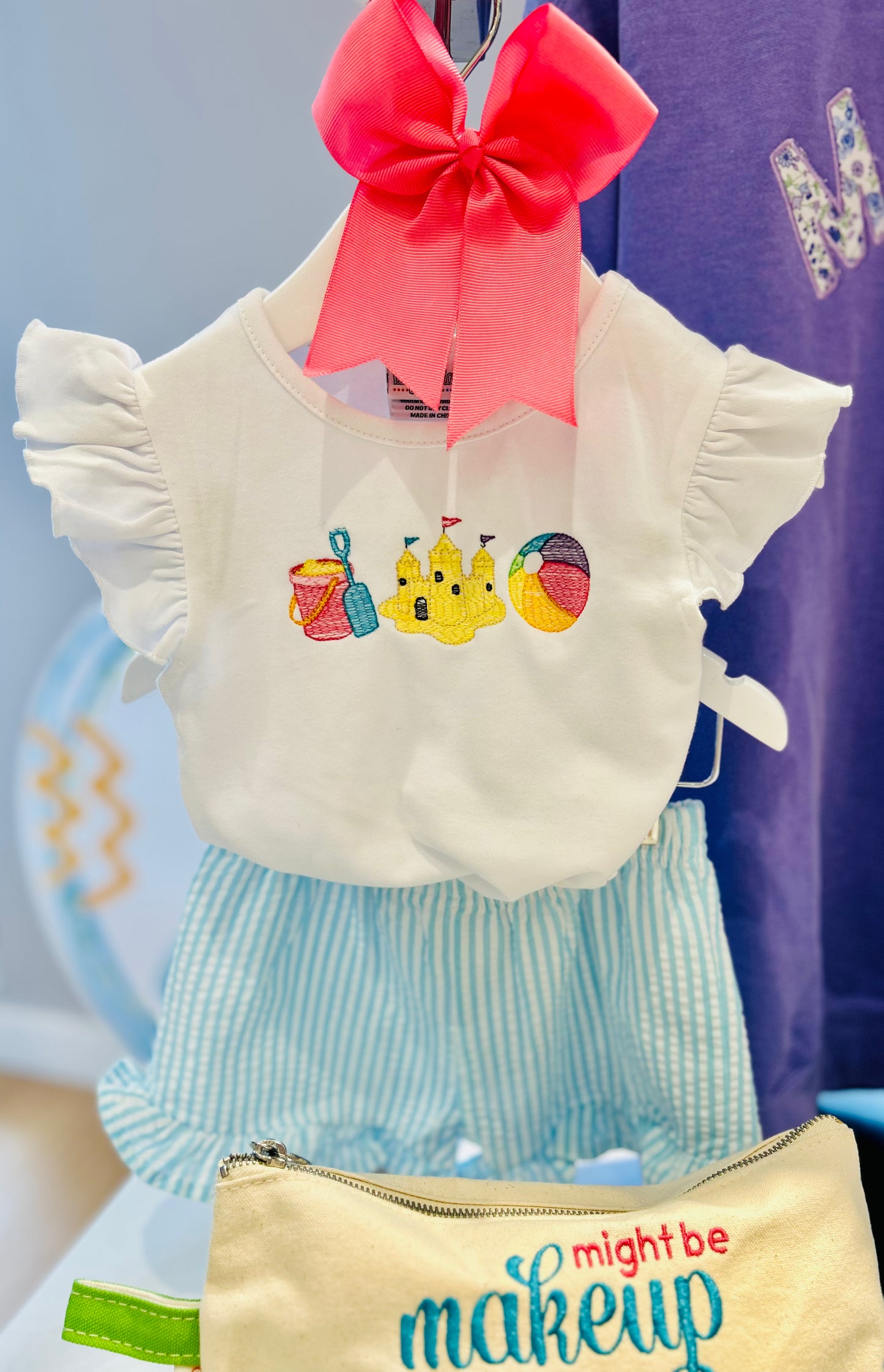 Beach flutter Sleeve shirt