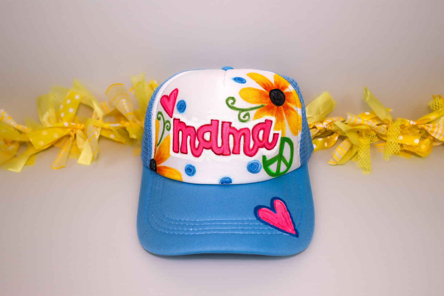 Hand- Painted Trucker Hats