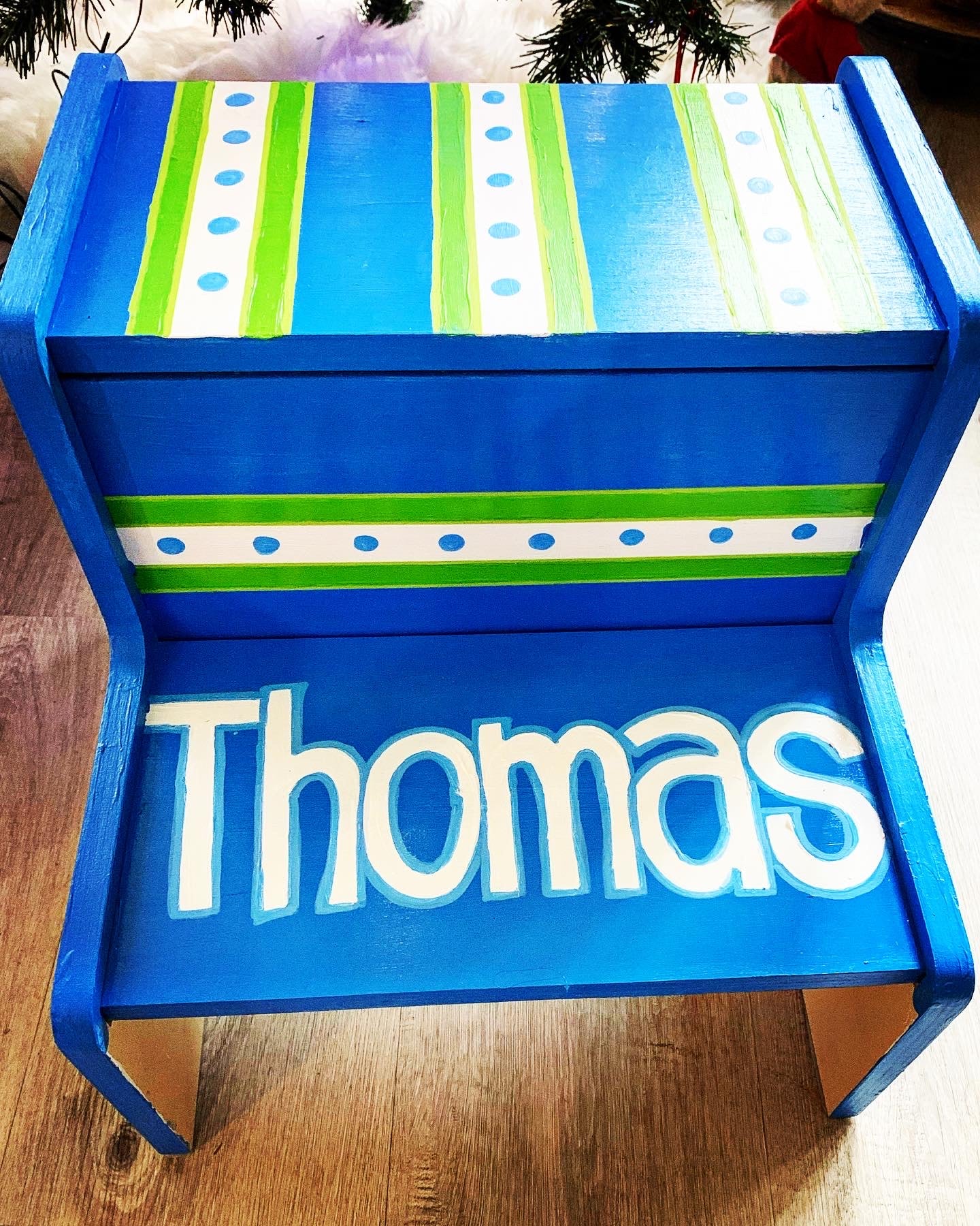 Hand-painted Step Stools