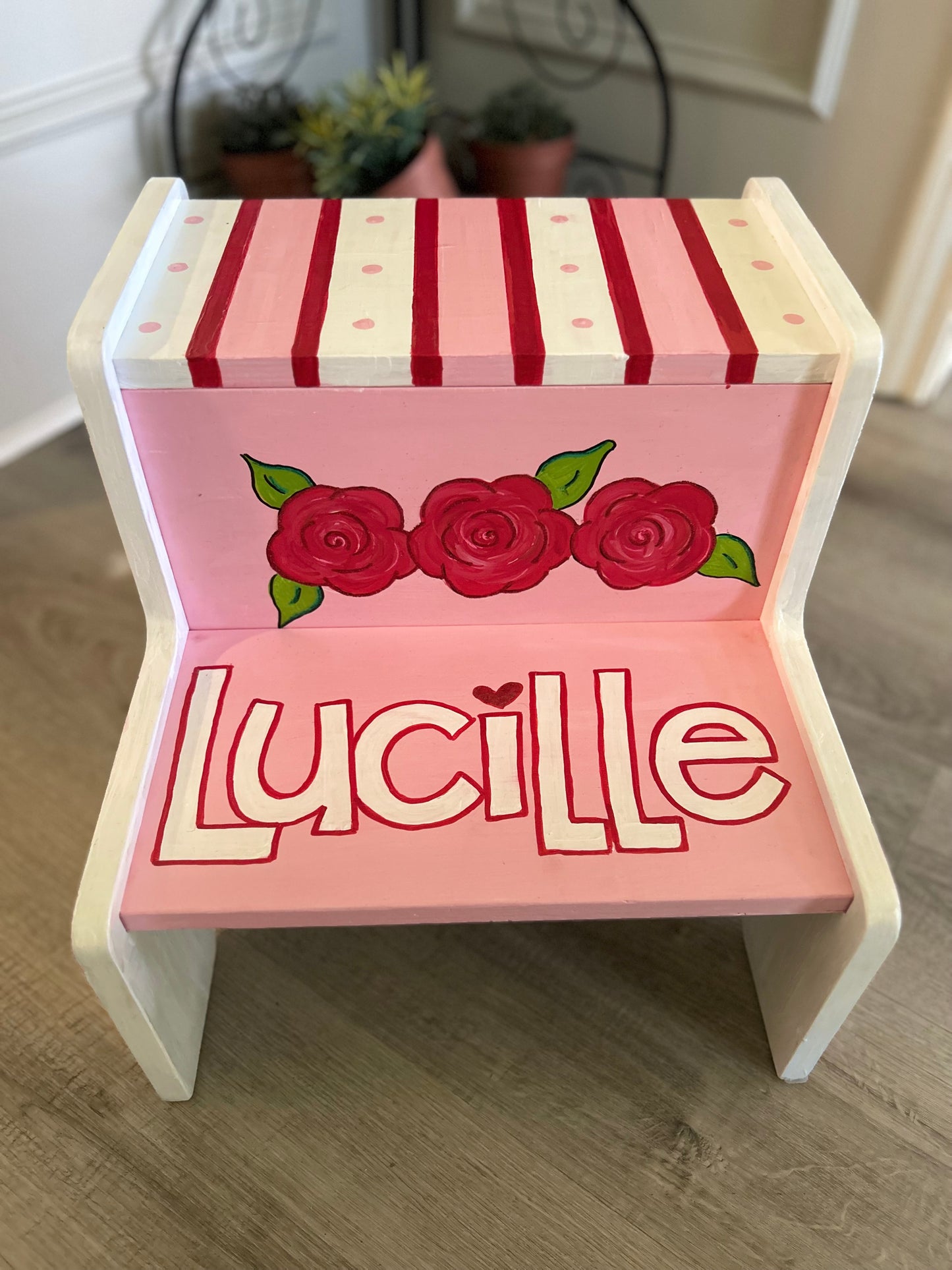Hand-painted Step Stools