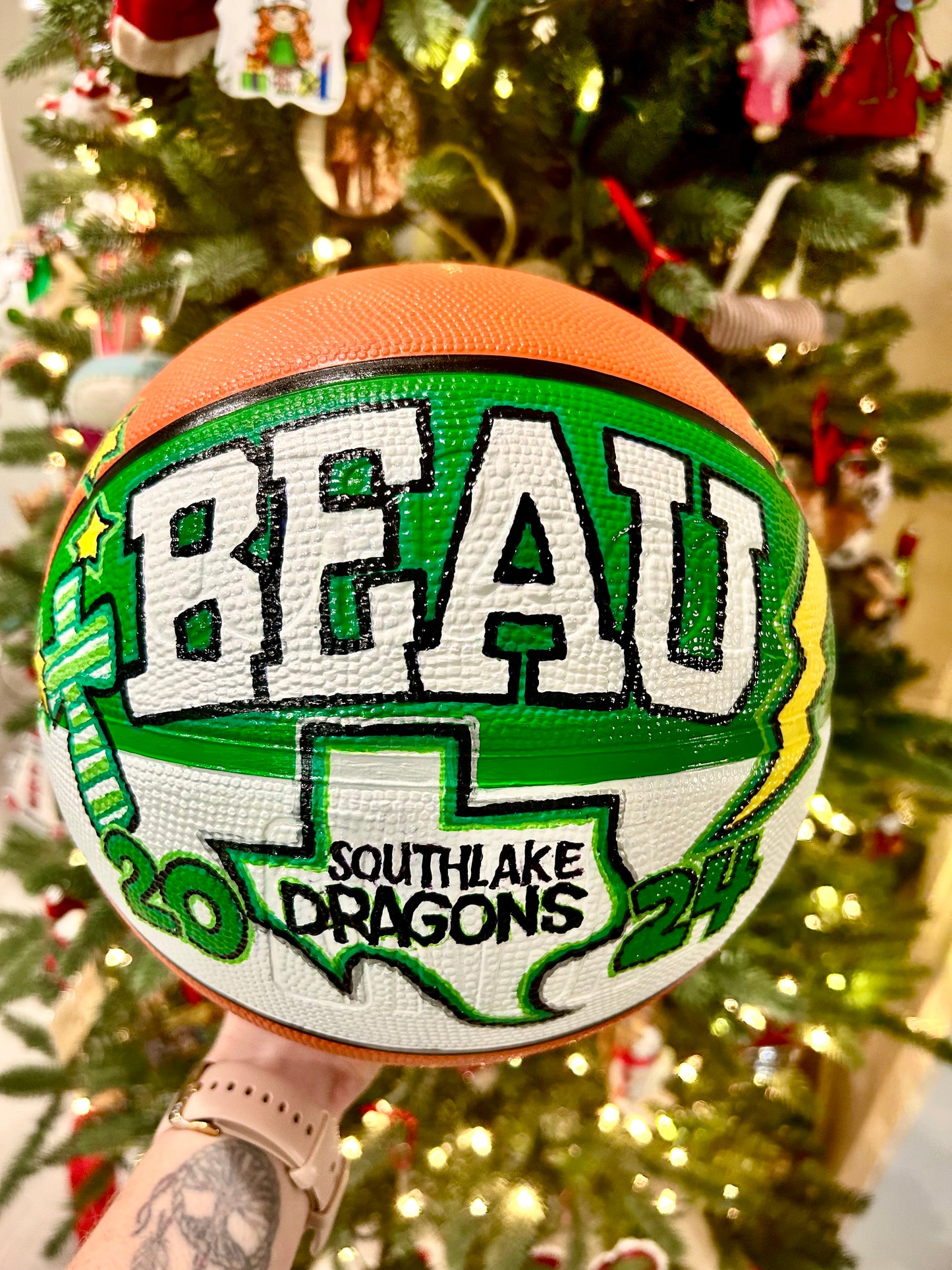 Hand-painted Sports Balls
