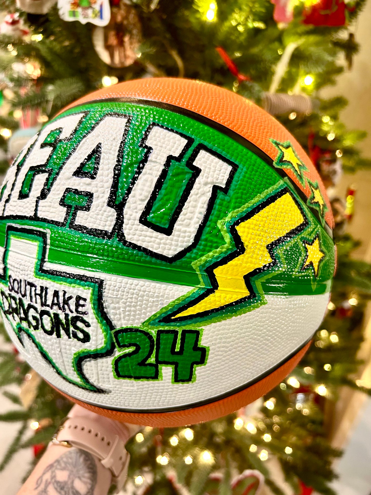 Hand-painted Sports Balls