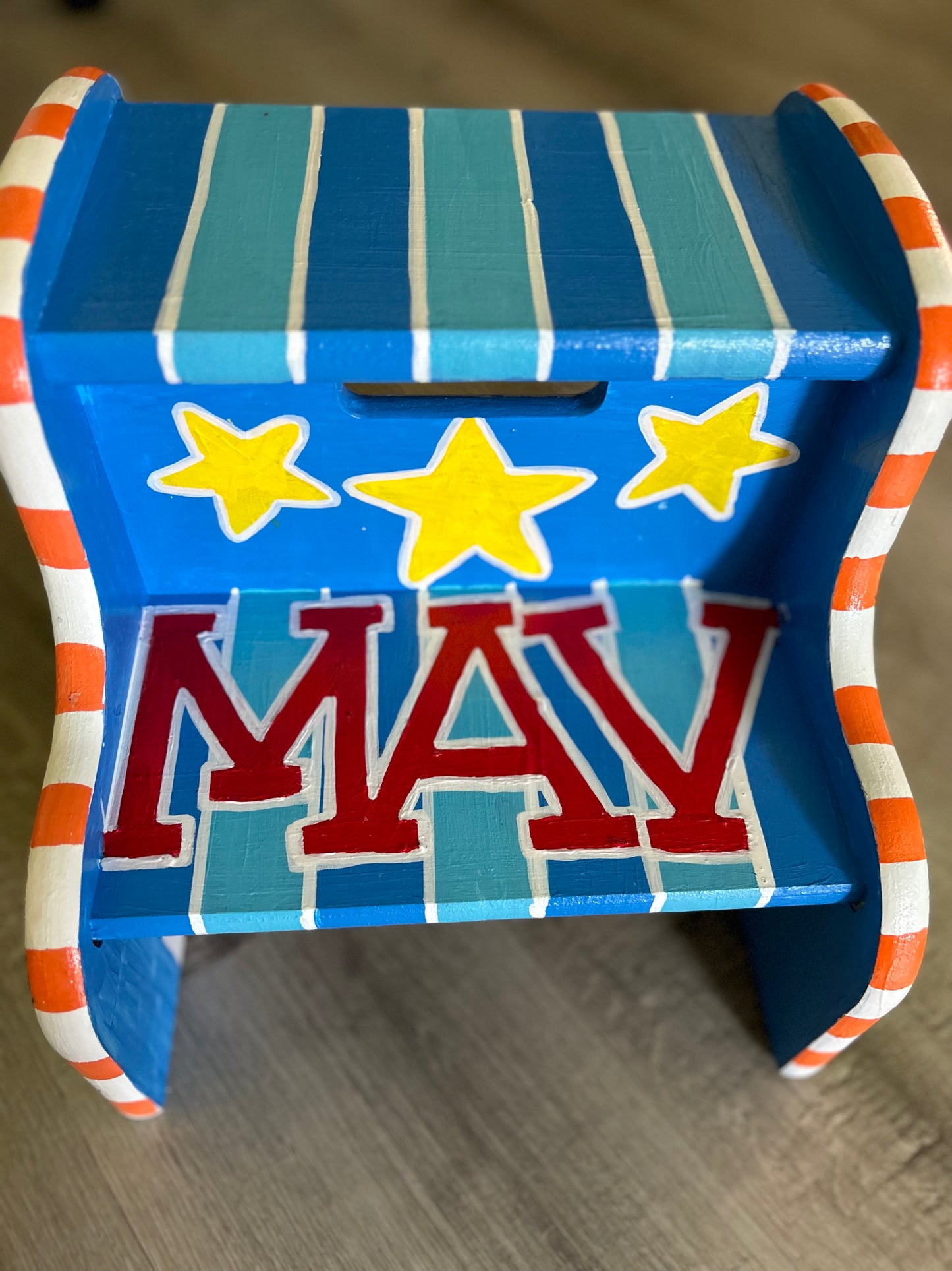 Hand-painted Step Stools