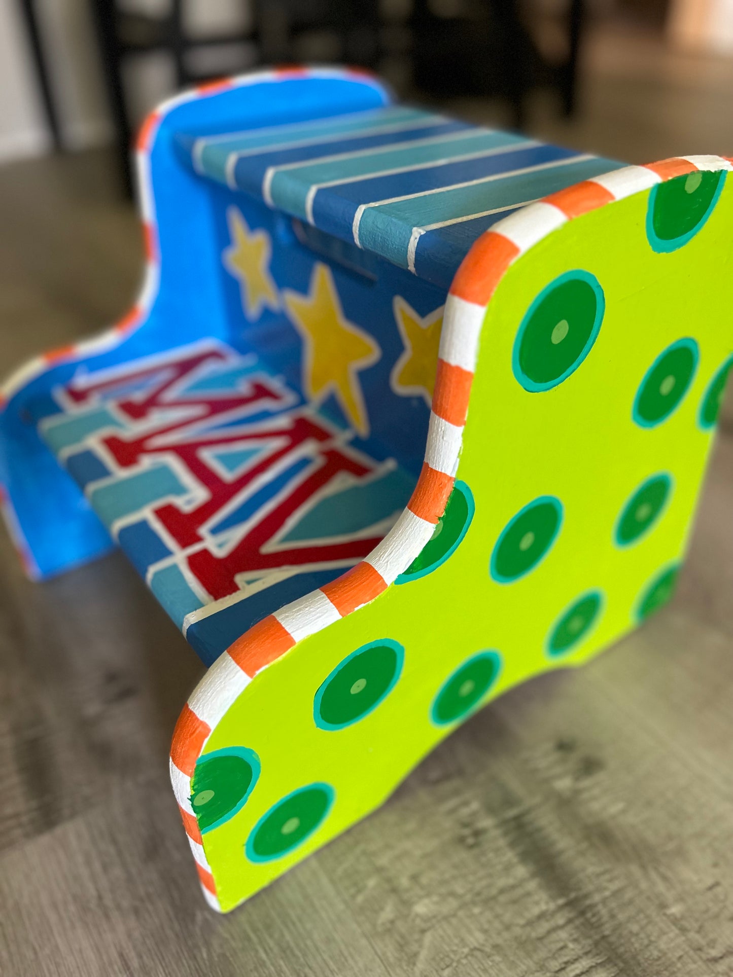 Hand-painted Step Stools