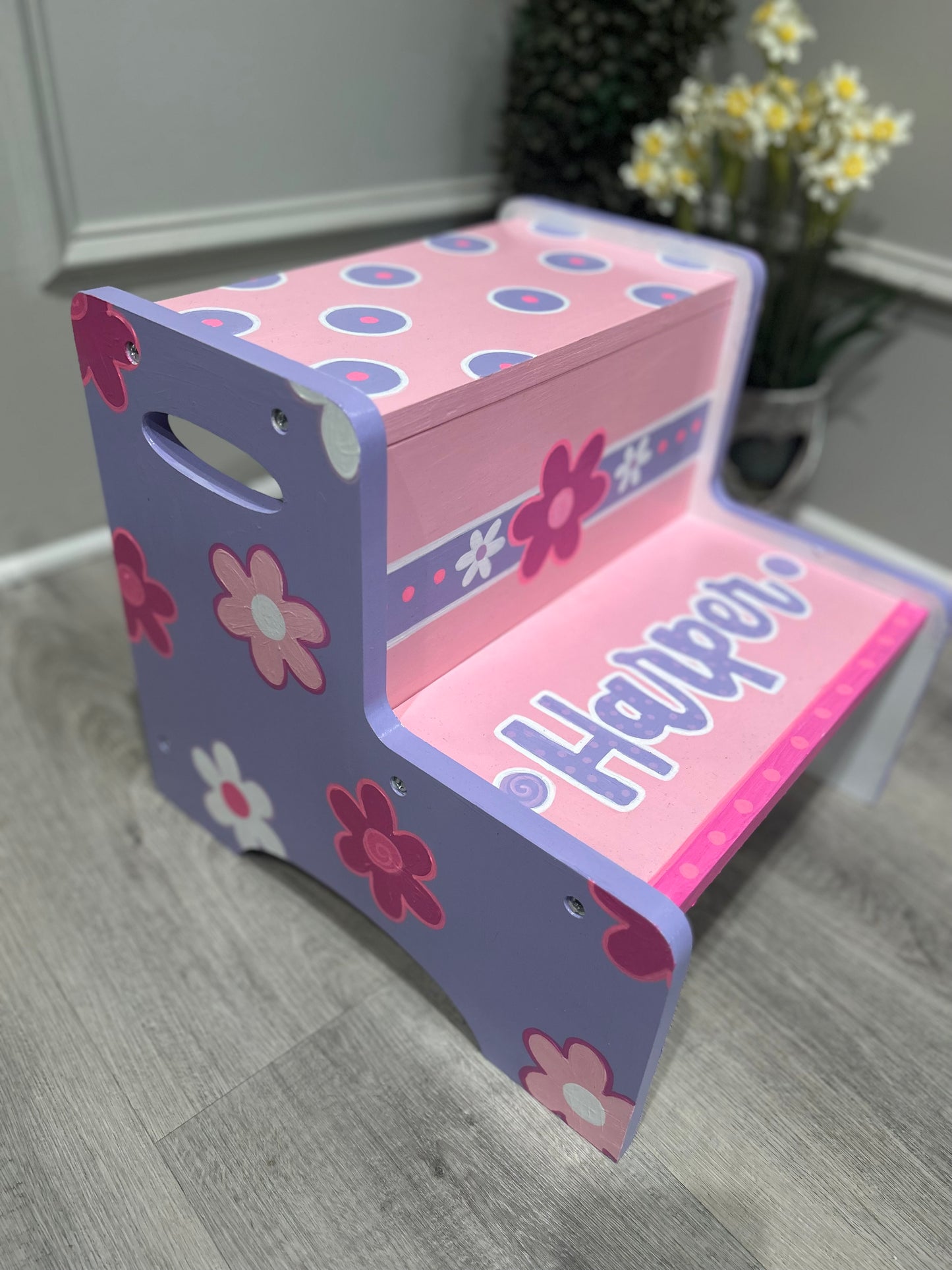 Hand-painted Step Stools