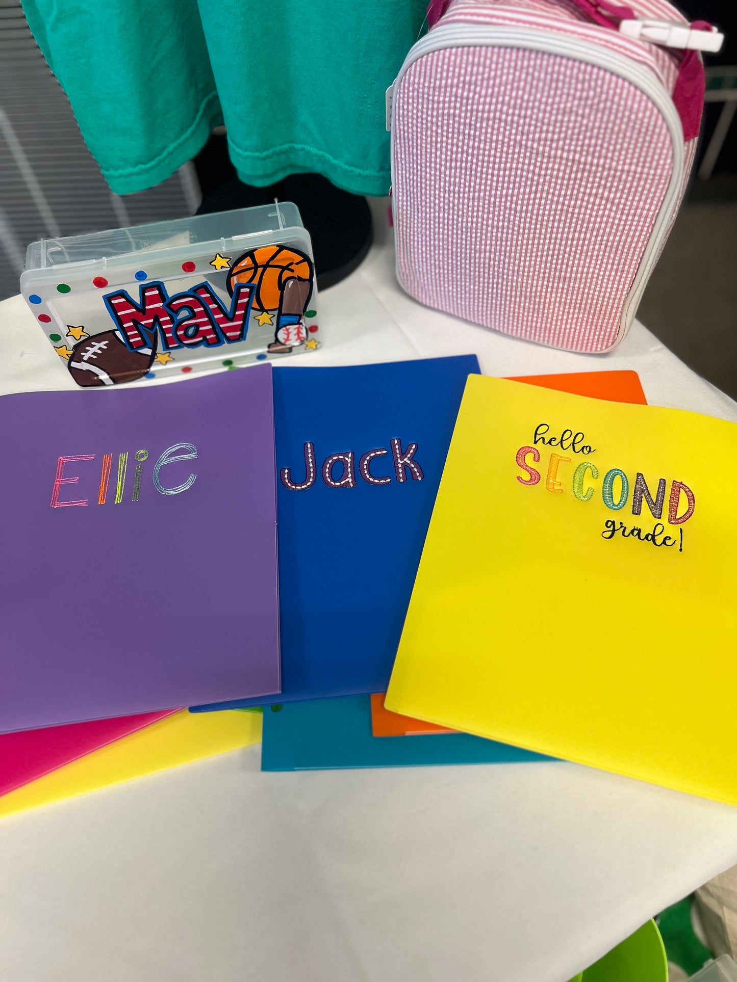 Embroidered Folders