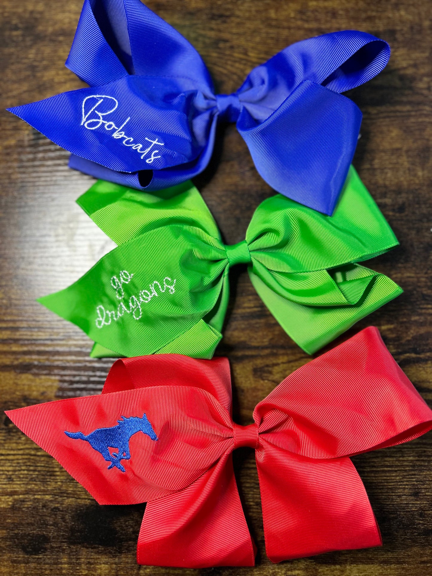 Monogrammed Bows