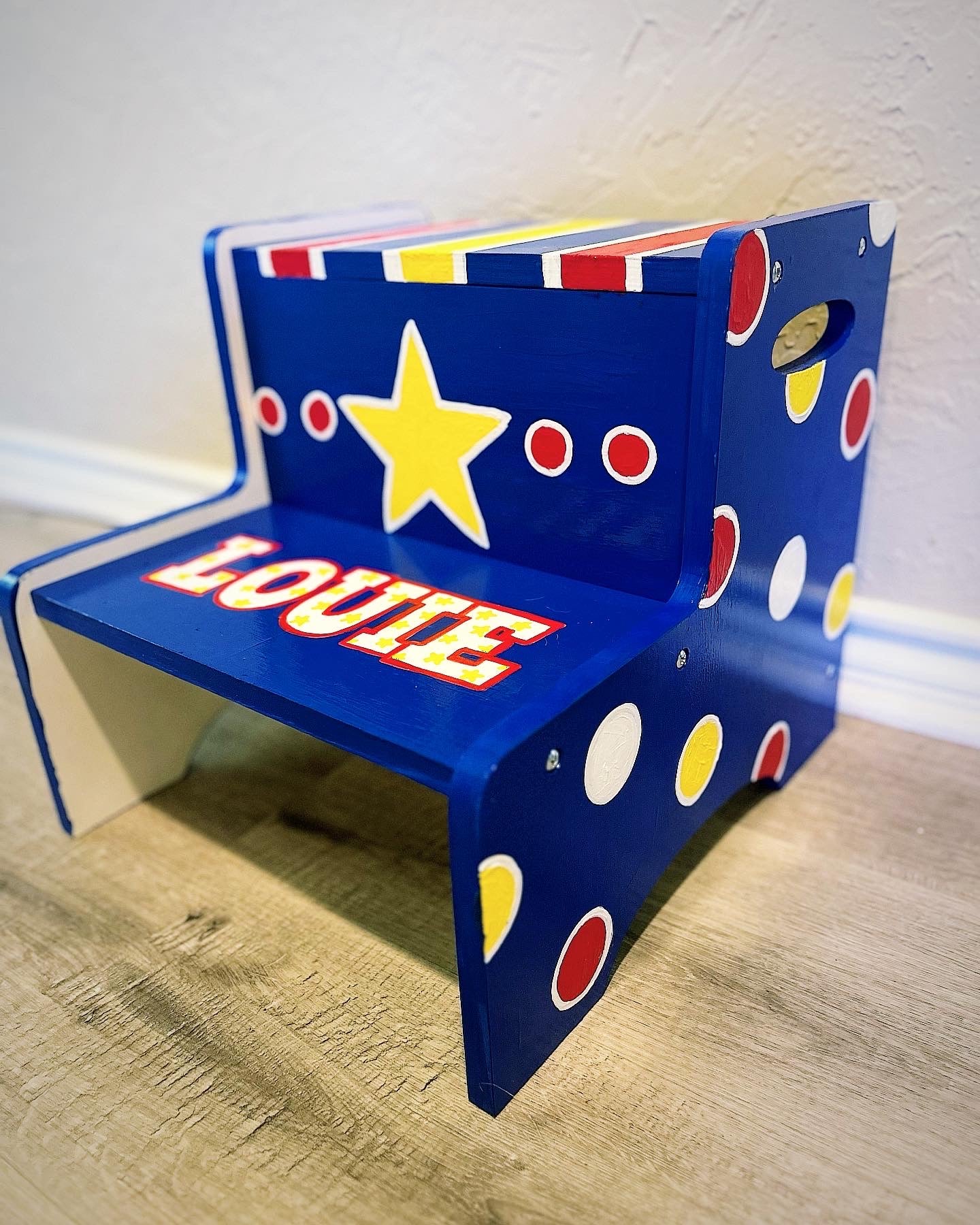 Hand-painted Step Stools
