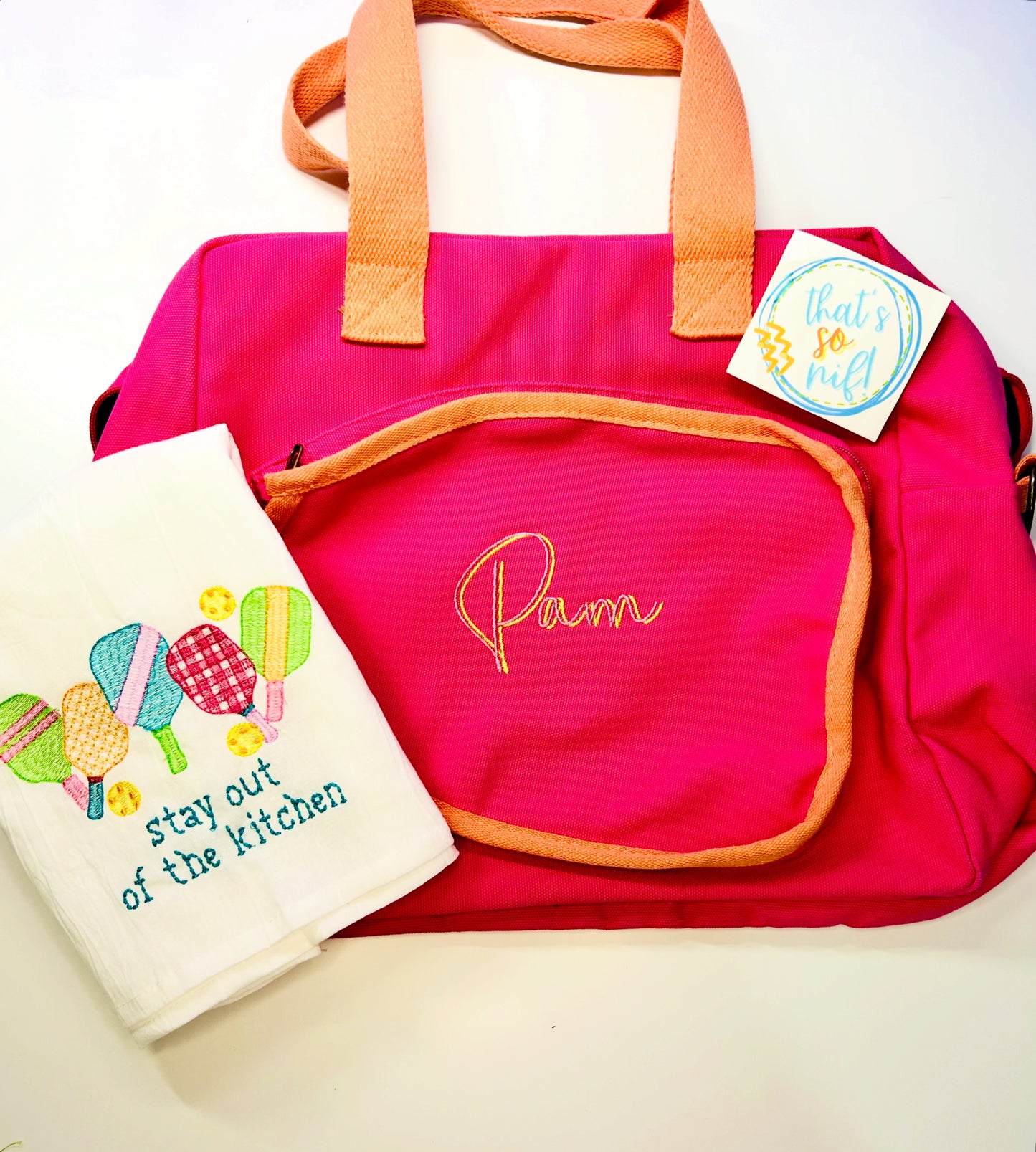 Pickleball Bag with Monogram