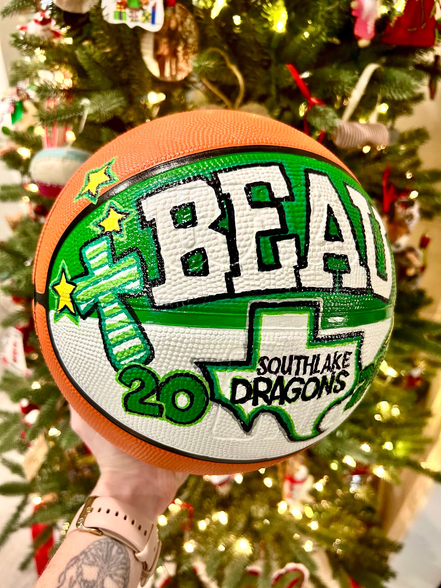 Hand-painted Sports Balls