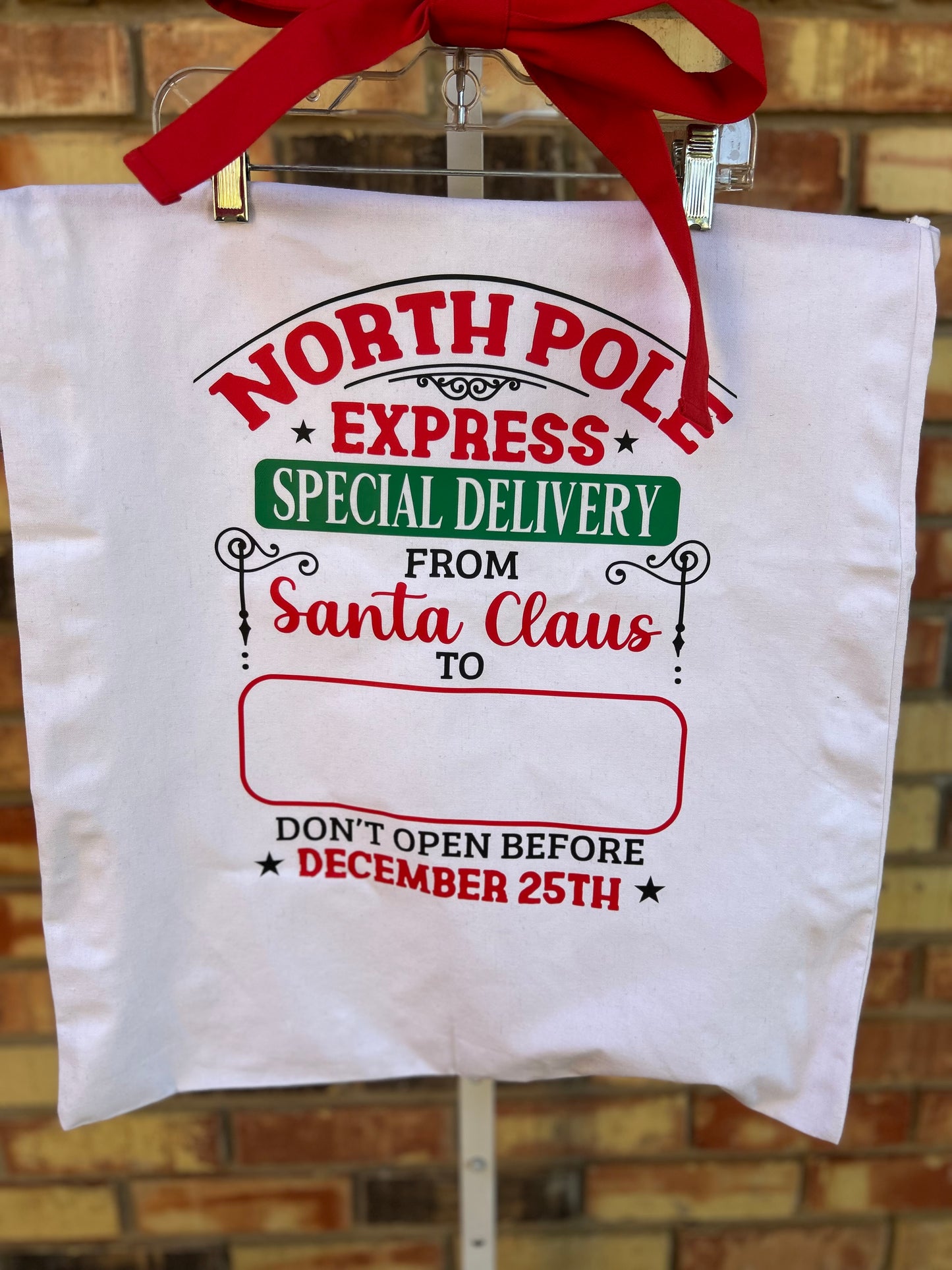 Santa Sacks- Personalized