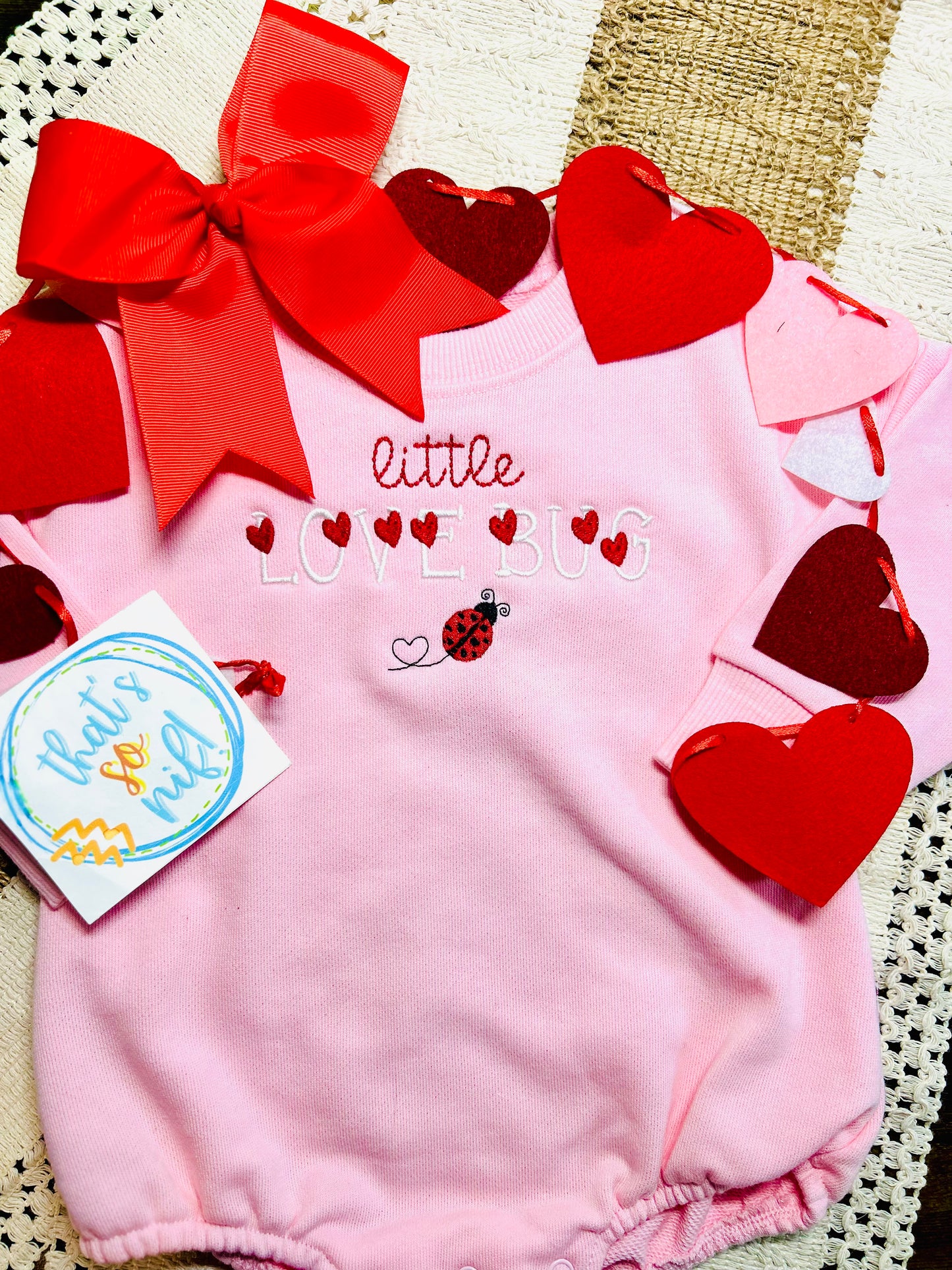 Little Love Bug sweatshirt bubble